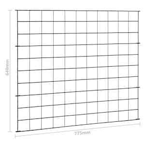 Zahradní plot 77,5 x 64 cm zelený - obrázek 7