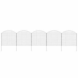 Obloukový zahradní plot 77,5 x 78,5 cm zelený - obrázek 1