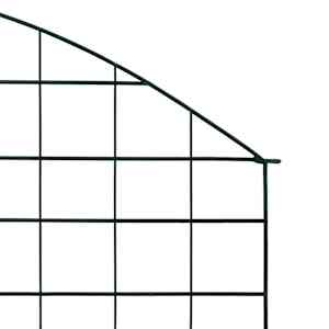 Obloukový zahradní plot 77,5 x 78,5 cm zelený - obrázek 4