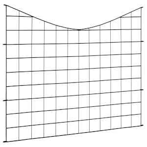 Zahradní plot s obloukem dolů 77,5 x 64 cm zelený - obrázek 3