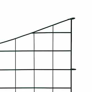 Zahradní plot s obloukem dolů 77,5 x 64 cm zelený - obrázek 4