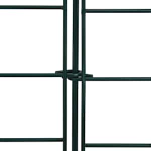 Zahradní plot s obloukem dolů 77,5 x 64 cm zelený - obrázek 5