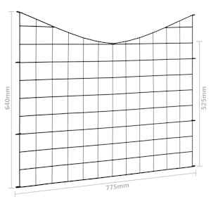 Zahradní plot s obloukem dolů 77,5 x 64 cm zelený - obrázek 7