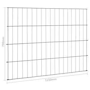 Zahradní plot 115 x 79 cm zelený - obrázek 7