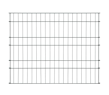 vidaXL Gartenzaun Set 99,6x79,8 cm Gr&uuml;n