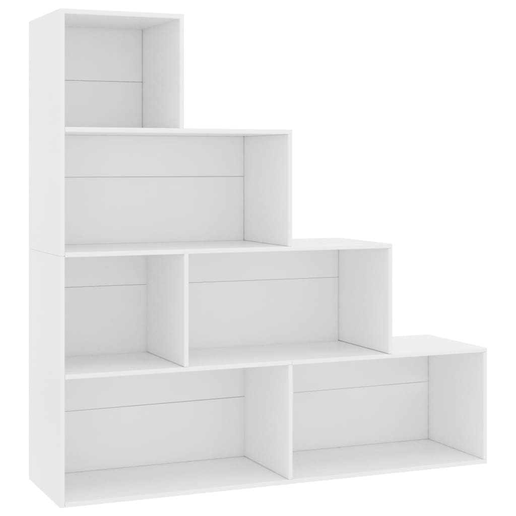 

vidaXL Book Cabinet/Room Divider White 61"x9.4"x63" Chipboard