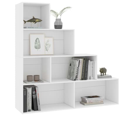 vidaXL Libreria/Divisorio Bianco 155x24x160 cm in Legno Multistrato, Bianco vidaXL Libreria/Divisorio Bianco 155x24x160 cm in Legno Multistrato