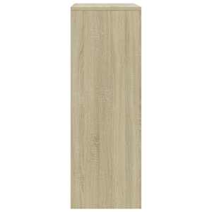 Příborník se 6 zásuvkami sonoma dub 50 x 34 x 96 cm kompozit - obrázek 5