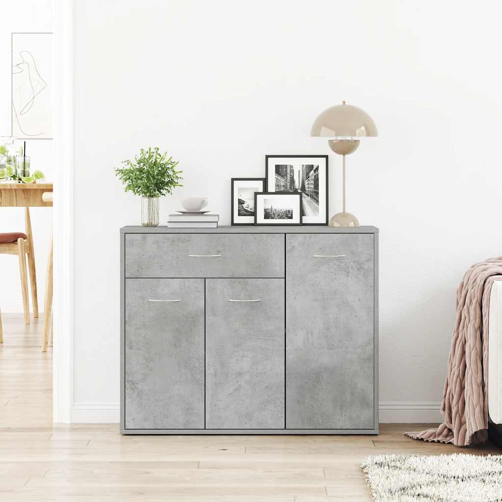 

vidaXL Dressoir 88x30x70 cm spaanplaat betongrijs