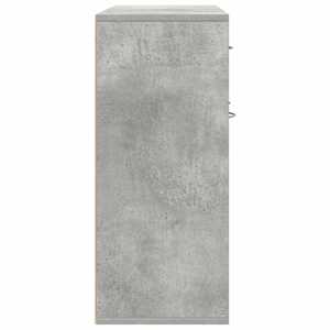 Příborník betonově šedý 88 x 30 x 70 cm kompozitní dřevo - obrázek 8