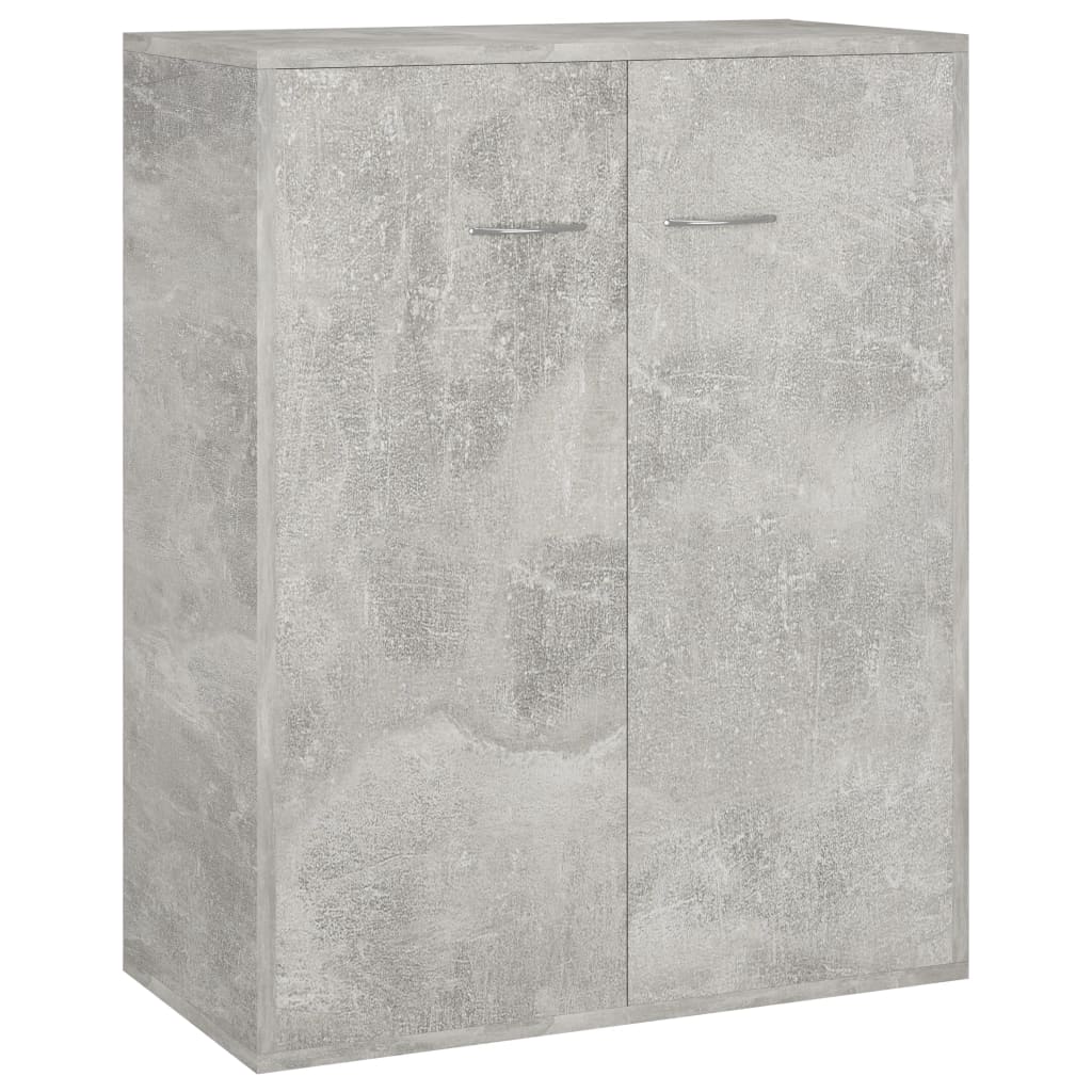 

vidaXL Sideboard Concrete Gray 23.6"x11.8"x29.5" Engineered Wood