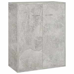 Příborník betonově šedý 60 x 30 x 75 cm kompozitní dřevo - obrázek 2