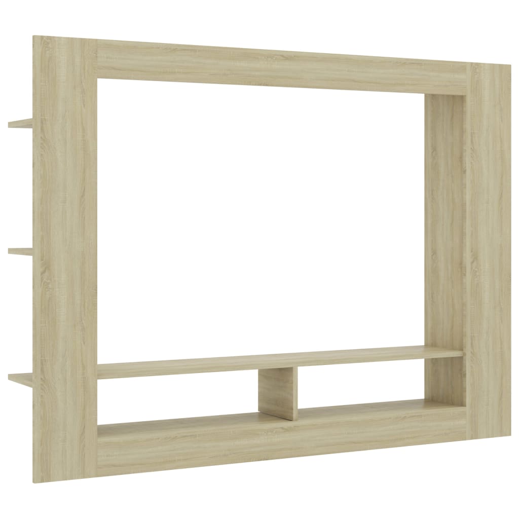 

vidaXL TV Cabinet Sonoma Oak 59.8"x8.7"x44.5" Engineered Wood