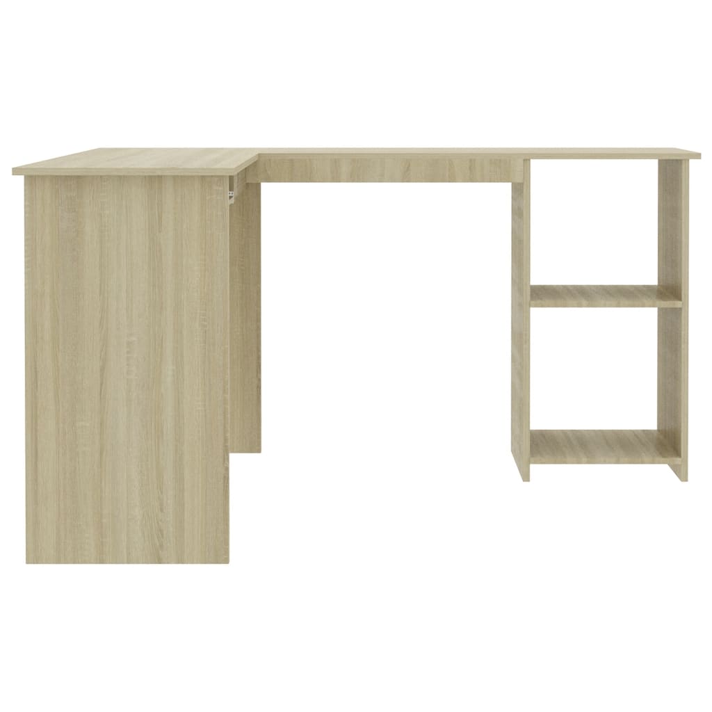 L-Shaped Corner Desk Sonoma Oak 120x140x75 Cm Engineered Wood VidaXL 14 width=274