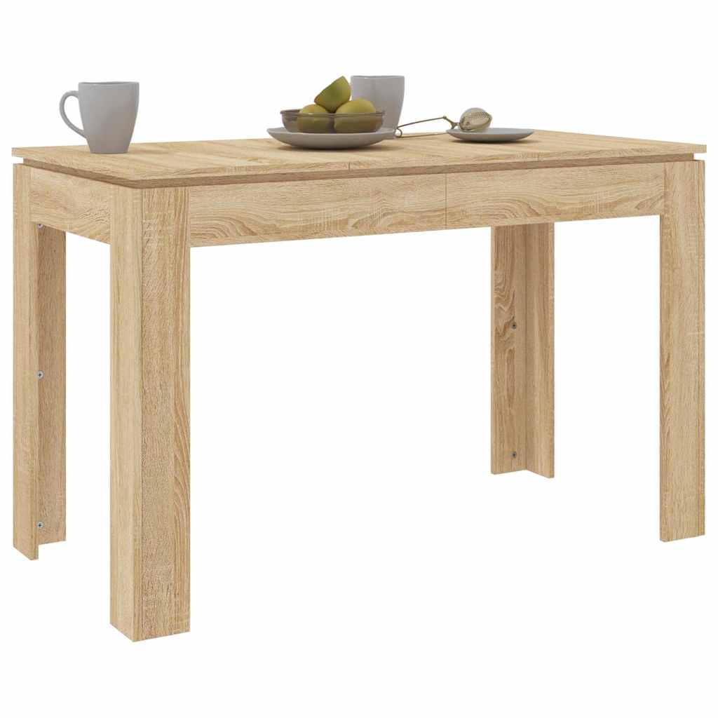 Thumbnail - vidaXL Esstisch Sonoma-Eiche 120x60x76 cm Holzwerkstoff