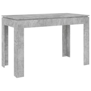 Jídelní stůl betonově šedý 120 x 60 x 76 cm kompozitní dřevo - obrázek 2