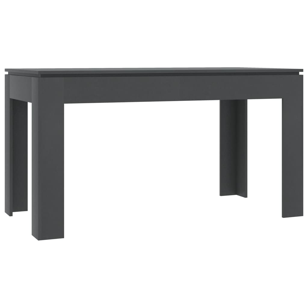 

vidaXL Dining Table Gray 55.1"x27.6"x29.9" Chipboard