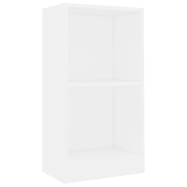 vidaXL raamaturiiul, valge, 40 x 24 x 75 cm, tehispuit