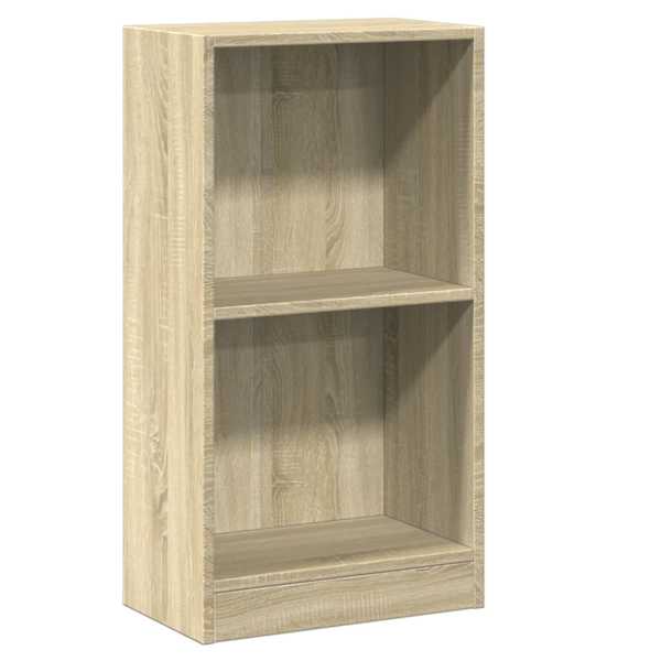 vidaXL raamaturiiul, Sonoma tamm, 40 x 24 x 75 cm, puitlaastplaat