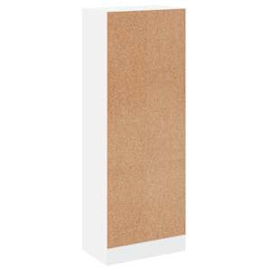 3patrová knihovna bílá 40 x 24 x 109 cm kompozitní dřevo - obrázek 6