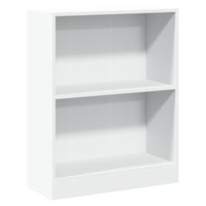 vidaXL raamaturiiul, valge, 60 x 24 x 76 cm, tehispuit