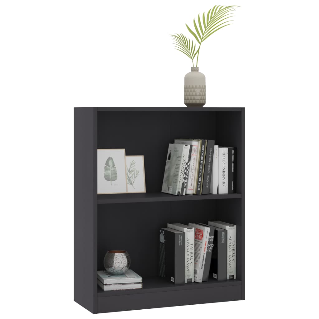 

vidaXL Boekenkast 60x24x74,5 cm bewerkt hout grijs