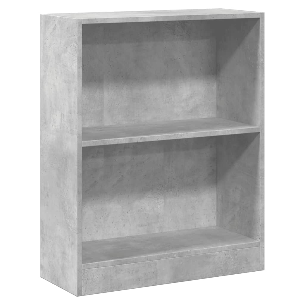 

vidaXL Bookshelf Concrete Gray 23.6"x9.4"x29.3" Engineered Wood