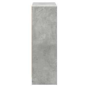 Knihovna betonově šedá 60 x 24 x 76 cm kompozitní dřevo - obrázek 6