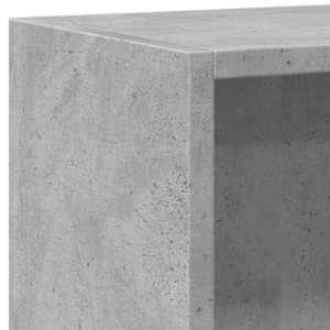 Knihovna betonově šedá 60 x 24 x 76 cm kompozitní dřevo - obrázek 8