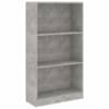 vidaXL 3-korruseline raamaturiiul betoonhall 60x24x108 tehispuit