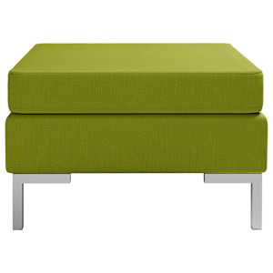 vidaXL Modulinė pakoja su pagalvėle, žalios spalvos, audinys