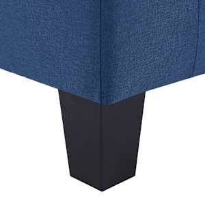 3místná pohovka modrá textil - obrázek 7