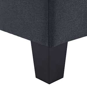 5místná pohovka tmavě šedá textil - obrázek 7