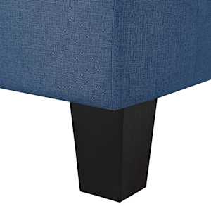 2místná pohovka modrá textil - obrázek 7
