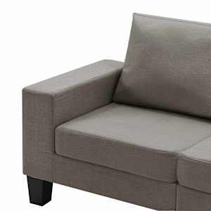 Pohovka Taupe 2-místné textil - obrázek 6
