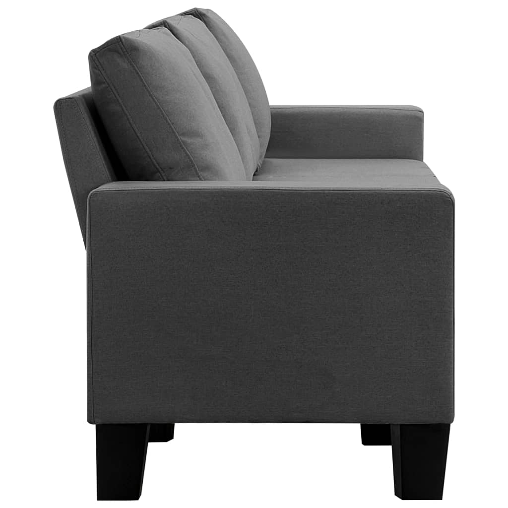 Penkiavietė sofa, tamsiai pilkos spalvos, audinys | Stepinfit