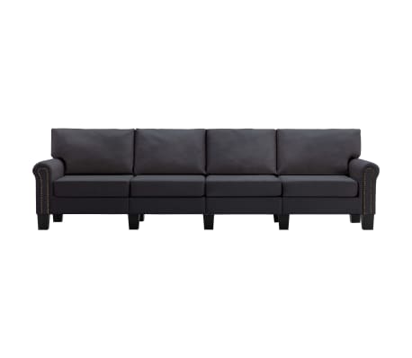 vidaXL 4-personers sofa stof mørkegrå