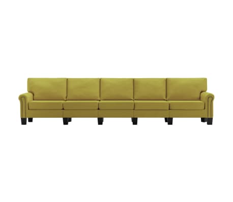 vidaXL Penkiavietė sofa, žalios spalvos, audinys