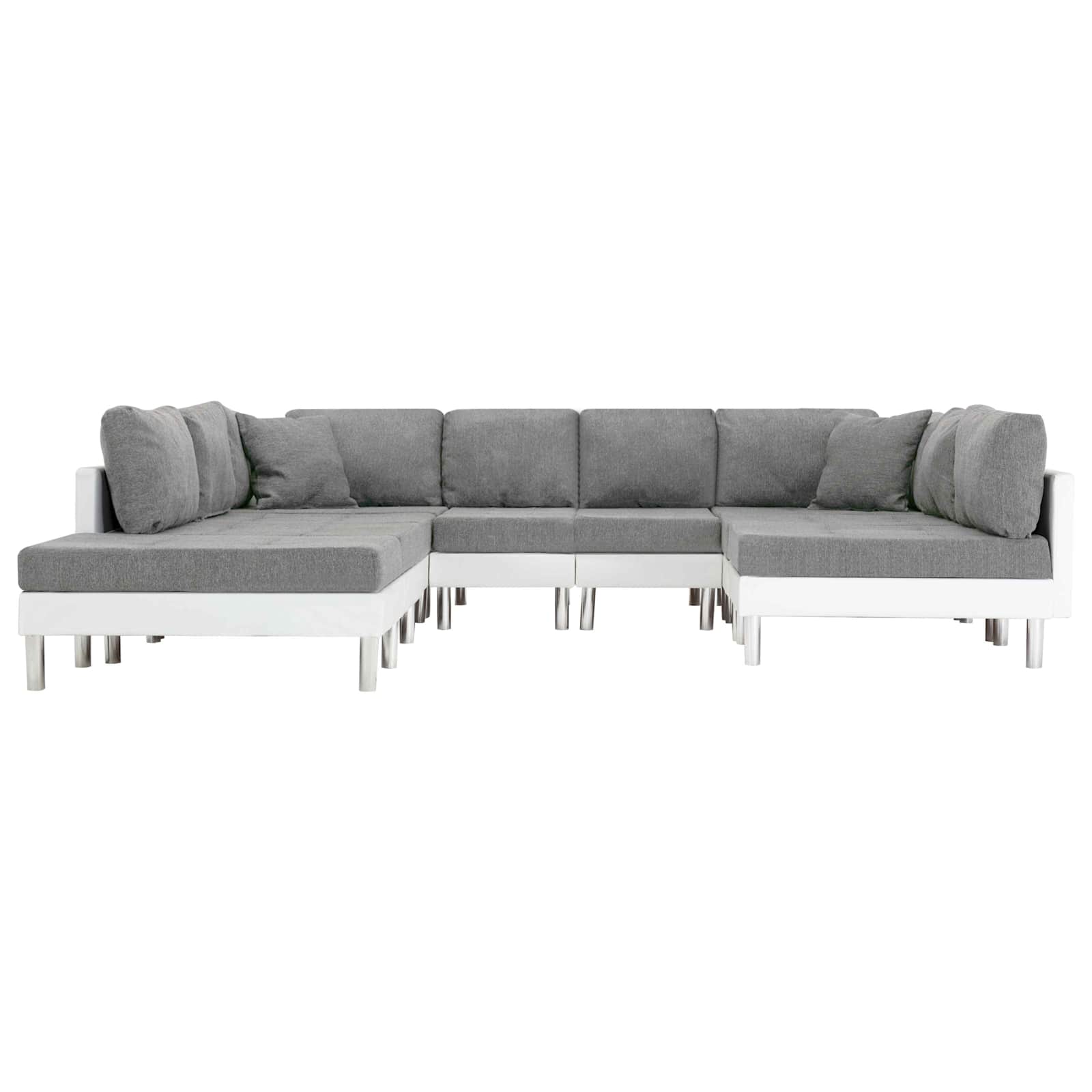 vidaXL Sofa Weiß Kunstleder