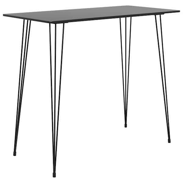 vidaXL baarilaud, must, 120 x 60 x 105 cm