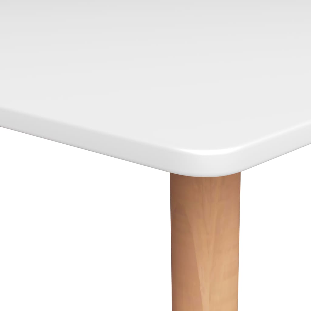  Barový stôl, biely 120x60x105 cm