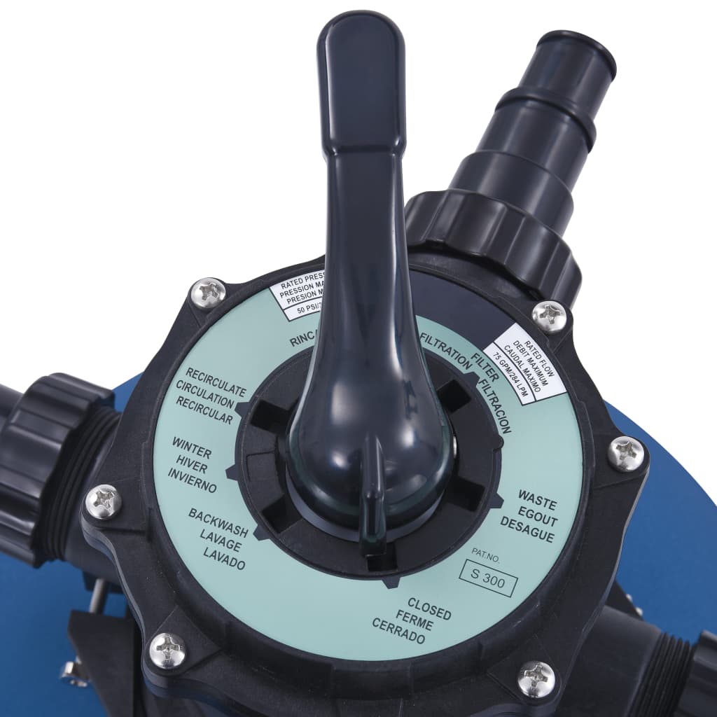 Pompa Con Filtro A Sabbia Con Timer 530 W 10980 L/h VidaXL 18 width=274