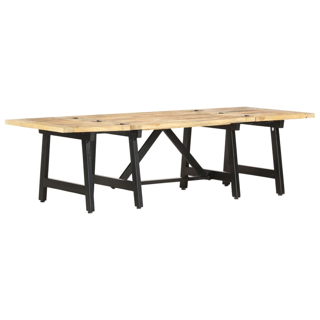 Image of vidaXL Extendable Coffee Table 160x70x45 cm Solid Mango Wood