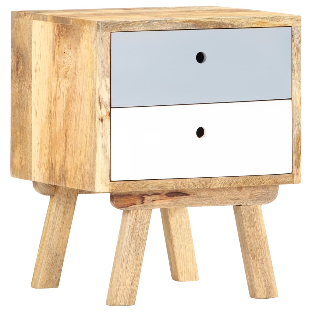 

vidaXL Bedside Cabinet 15.7"x13.8"x19.7" Solid Mango Wood