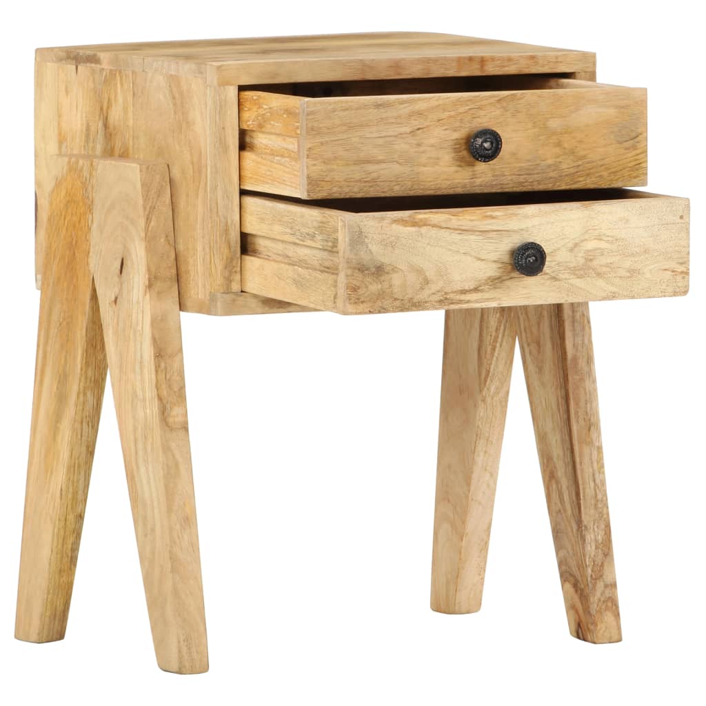 

vidaXL Nachtkastje 40x35x50 cm massief mangohout