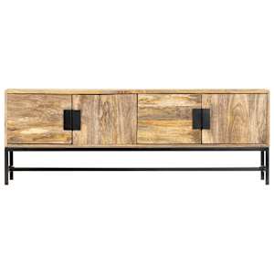 TV stolek 140 x 30 x 50 cm masivní mangovníkové dřevo - obrázek 2