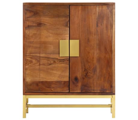 vidaXL Sideboard 60x35x75 cm Solid Acacia Wood