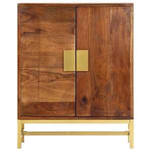 vidaXL Sideboard 60x35x75 cm Solid Acacia Wood