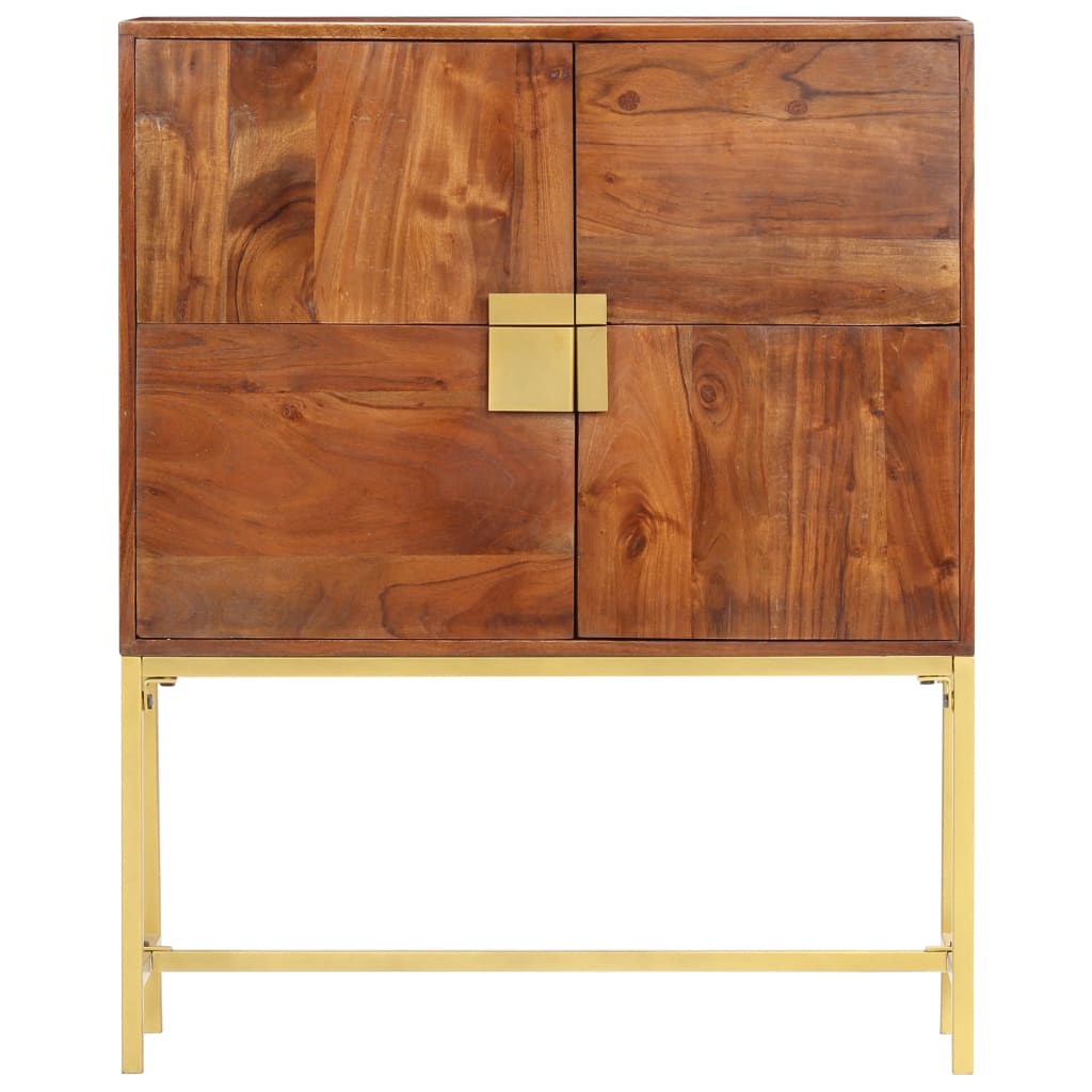 

vidaXL Hoge kast 80x30x100 cm massief acaciahout