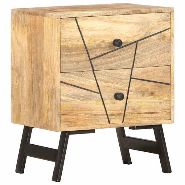 vidaXL &ouml;&ouml;kapp 40 x 30 x 50 cm toekas mangopuit
